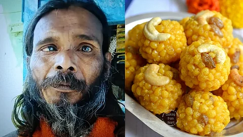 only one laddu villager complaints against panchayat