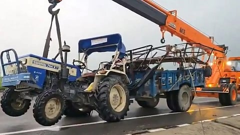 up 8 killed 43 injured in truck tractor collision in bulandshahr