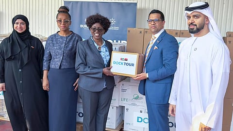 Burjeel Holdings-AD Ports Maritime Medical Venture Doctoor donates essential medicines to Angola