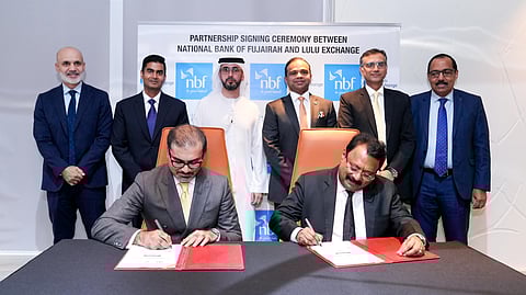 Lulu Exchange signs cooperation agreement with National Bank of Fujairah