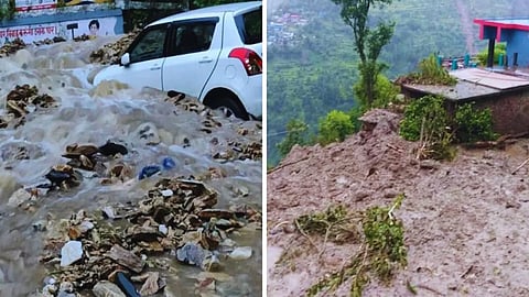 two Cloudbursts in Uttarakhand