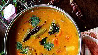 Sambar without coconut | തേങ്ങയരയ്ക്കാതെ ഒരു സാമ്പാർ വച്ചാലോ?