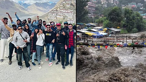 group of malayalis stranded in the flash floods in himachal pradesh