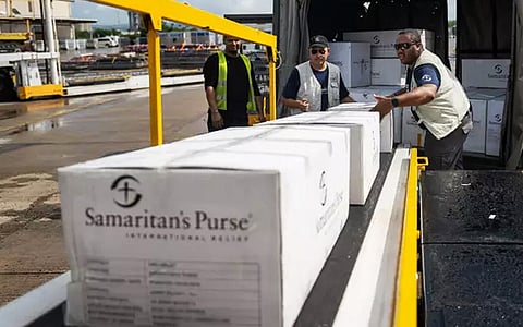 Samaritan's Purse delivers aid to the people of Gaza