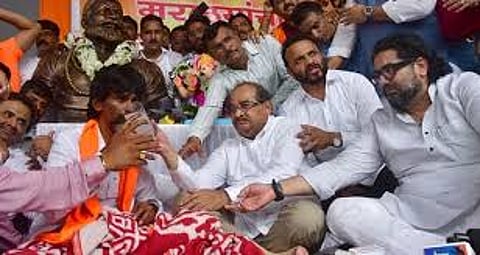 Maratha reservation protest leader Manoj Jaranke Patil