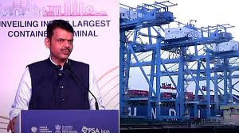 Country's largest container cargo