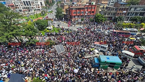 Gen Z protest at nepal