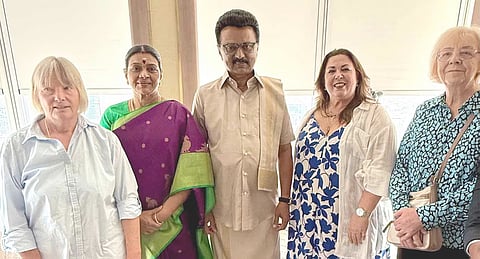 യുകെയിലും മുല്ലപ്പെരിയാർ മറക്കാതെ എം.കെ. സ്റ്റാലിൻ | Tamil Nadu CM MK Stalin meets Mullaperiyar architect's family