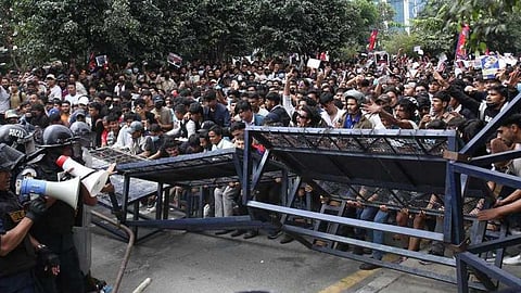 Gen Z protest Nepal 8 killed hundreds injured