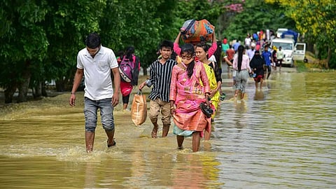 flash flood hits manipur