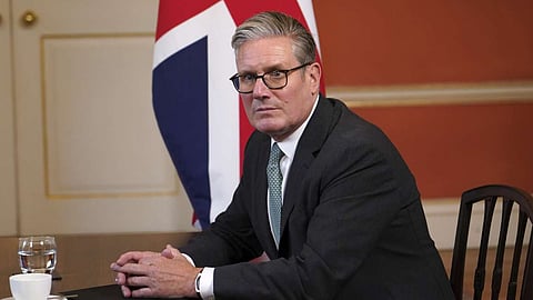 british prime minister keir starmer denies anti immigration protests in london