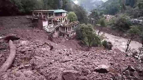 Uttarakhand cloudburst; Five people missing