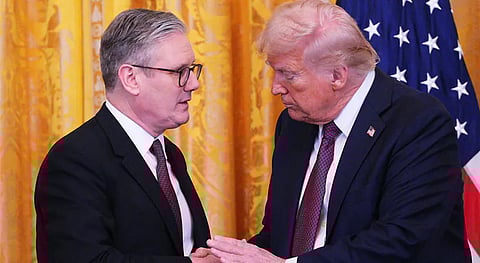 Donald Trump-Keir Starmer