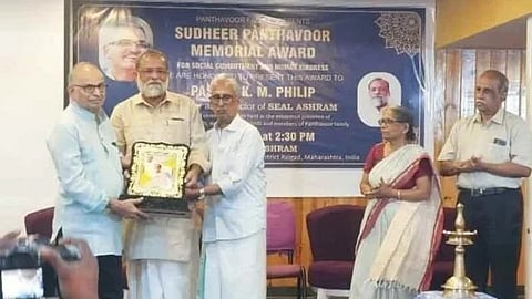Pastor K.M. Philip, founder and director of Seal Ashram