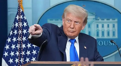 Trump is a dictator: Democrats protest
