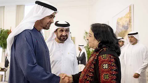 uae president arab parliament delegation