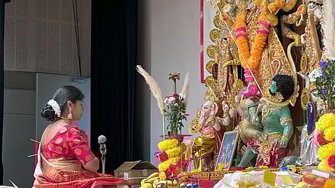female priest redefine durga pooja in Tokyo