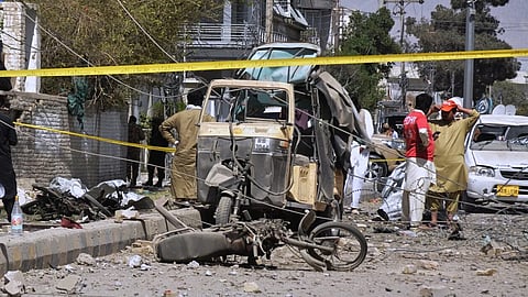 Explosion outside Pakistan paramilitary forces HQ in Quetta kills 13