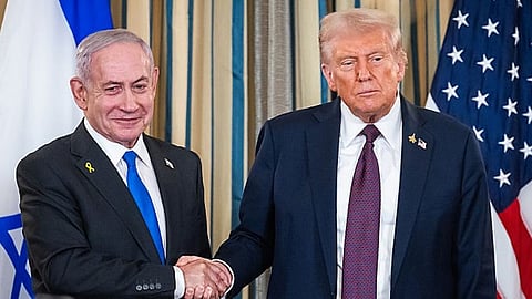 israel accepts us peace plan gaza trump warns hamas gaza peace plan