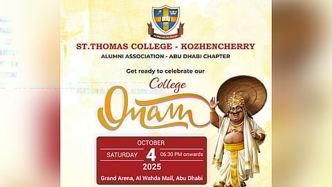 st thomas college kozhencherry onam festival abu dhabi