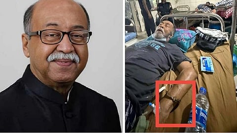 controversy over handcuffing ill awami league leader