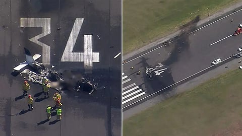 Three Dead As Light Plane Crash At Airport australia