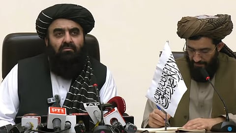 taliban minister banned women journalists in delhi