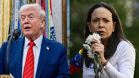 Trump says Maria Corina Machadoya called him