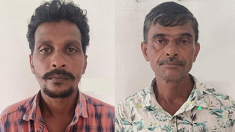 Two arrested for attempting to pawn valuables at a private money exchange institution