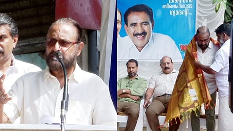 music director ouseppachan and political analyst fakhruddin ali on bjp stage