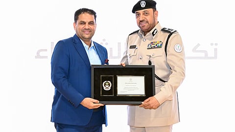 Excellence in social work: Sharjah Indian Association honored by Sharjah Police