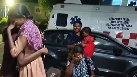 house wall collapse 2 child died in palakkad attappadi