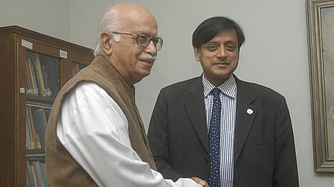Tharoor defends Advani; Congress says it's a personal opinion