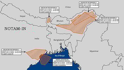 NOTAM: Northeast region from November 13 to 20.