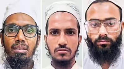 Doctor Ahmed Mohiyuddin Saiyed (35), tailor Azad Suleman Sheikh (20) and student Mohammad