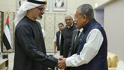 Pinarayi Vijayan meets Abu Dhabi Crown Prince