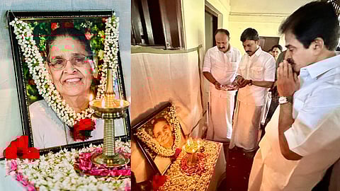 kc venugopal about his mother memories