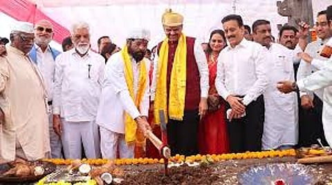 Kumbh Mela; Fadnavis performs Bhoomi Pooja