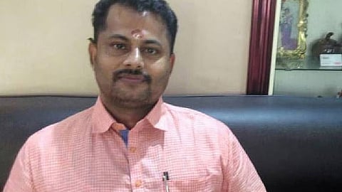 education dept dismissed bjp leader k. padmarajan from teaching job