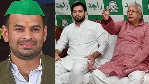 lalu prasad yadav family dispute, tej pradap to nda