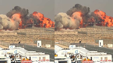 Tejas Fighter Jet Crashes At Dubai Air Show