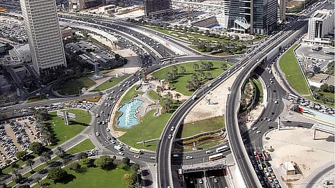 Dubai World Trade Center Road expansion 40% complete, two flyovers to open in January