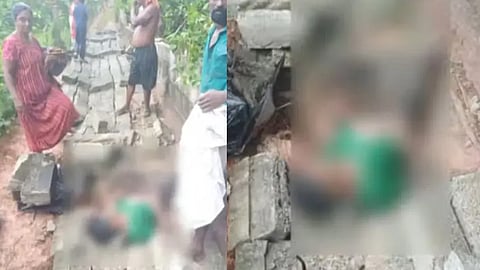 heavy rain wall collapse one dead in tvm