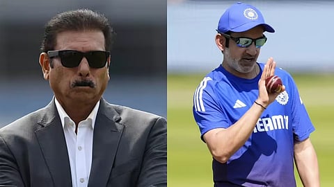 ravi shastri against gambhir