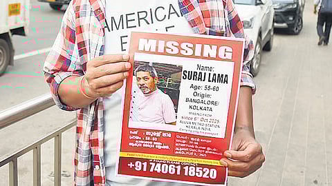 unknown body found at kalamassery, likely missing suraj lama