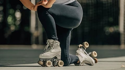 skating champion jump from school building