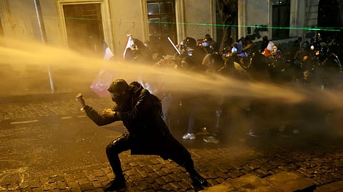 Police in Georgia used bromobenzyl cyanide in water cannons