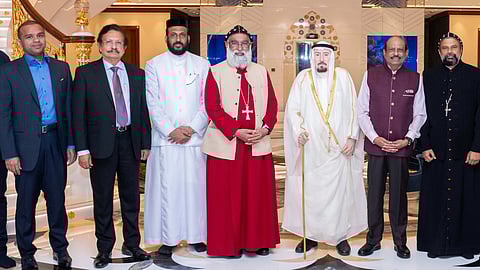 അബൂൻ മോർ ബാസേലിയോസ് ജോസഫ് ബാവയ്ക്ക് ലുലു ഗ്രൂപ്പ് ചെയർമാൻ എം.എ. യൂസഫലി സ്നേഹോഷ്മള സ്വീകരണം നൽകി