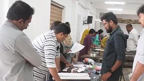 local election, voting machines ready