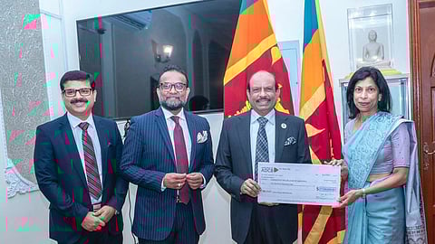 Lulu Group donates 3.2 crore Sri Lankan rupees to the people of Sri Lanka